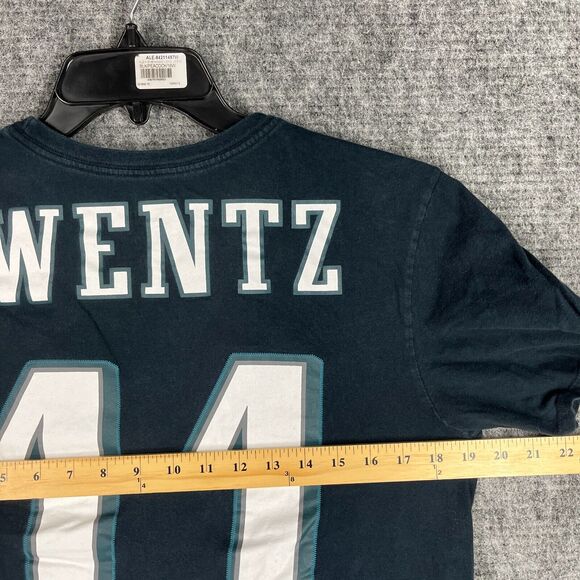 Philadelphia Eagles Shirt Medium Mens Football NFL Wentz Athletic Cut Nike - Picture 6 of 9